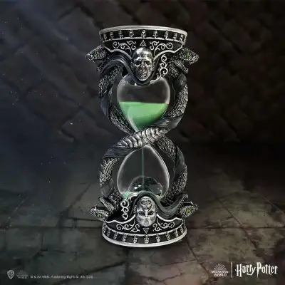 Figurine Harry Potter lord voldemort dark mark sand timer